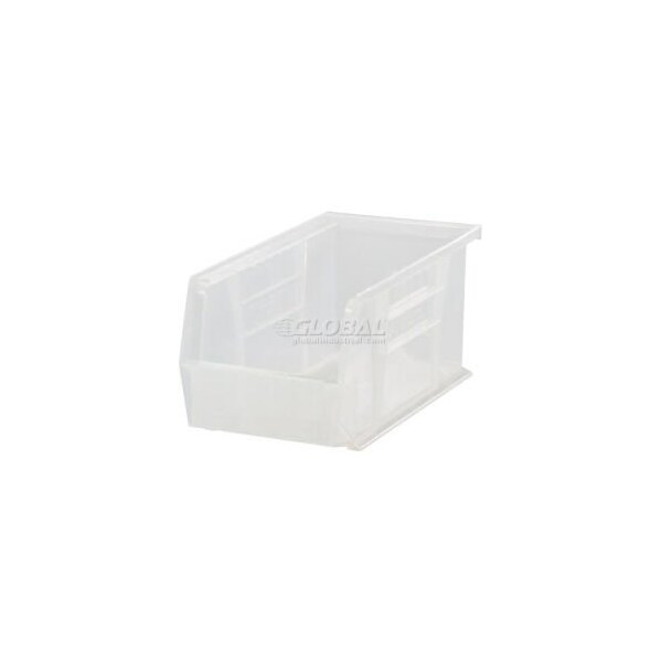 Quantum Storage Systems Hang & Stack Storage Bin, Plastic, Clear, 12 PK QUS224CL - main